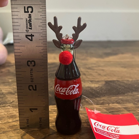 Set of 4 COCA-COLA REINDEER ORNAMENT - Picture 3 of 4